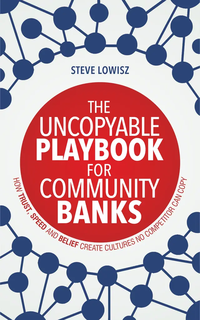 The Uncopyable Playbook for Community Banks, Book Cover