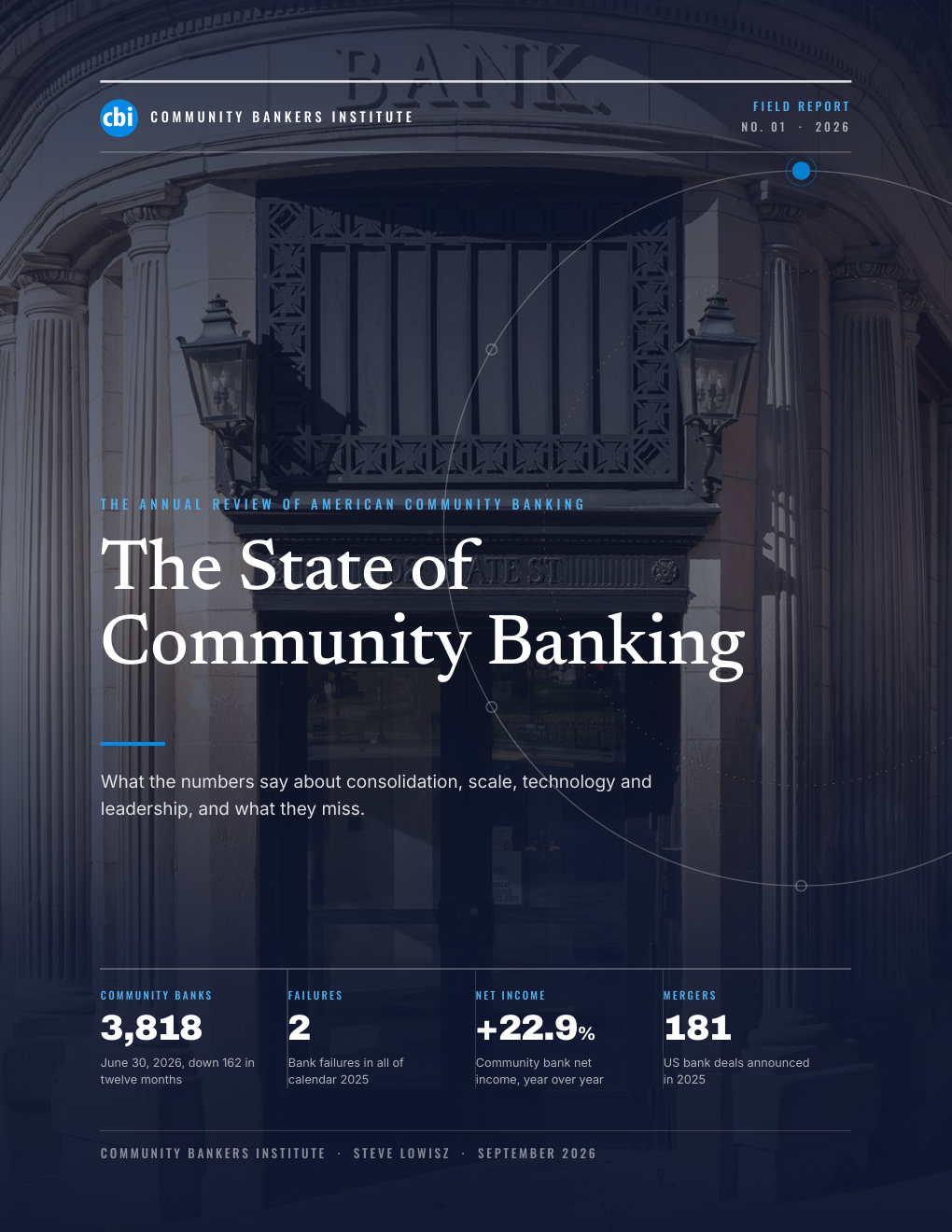 The State of Community Banking 2026 cover
